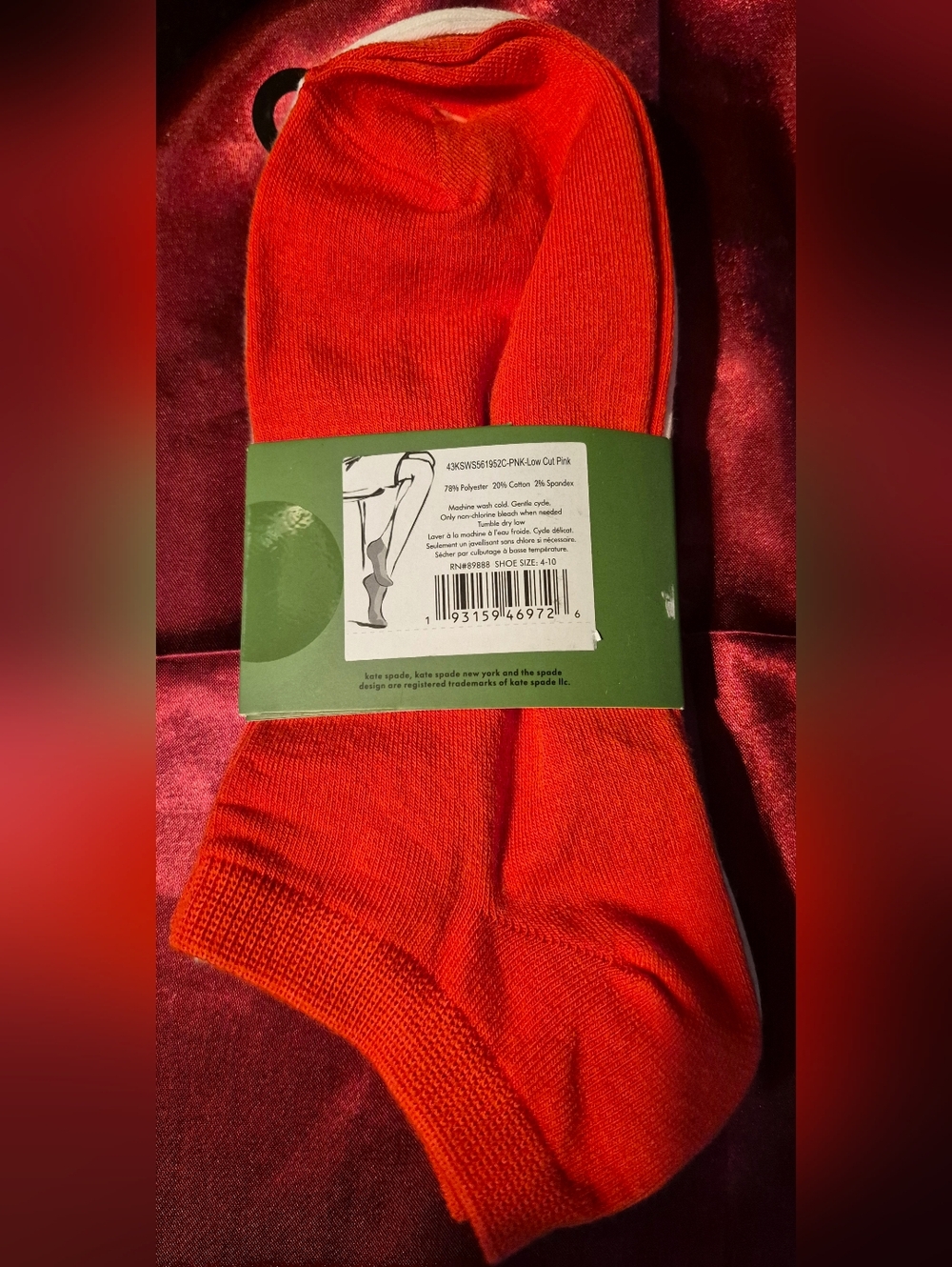 NWT π©· KATE SPADE π©· CREW SOCK π§¦choose a 3 PACK π§ super cute designs! π $30 R - Picture 8 of 14